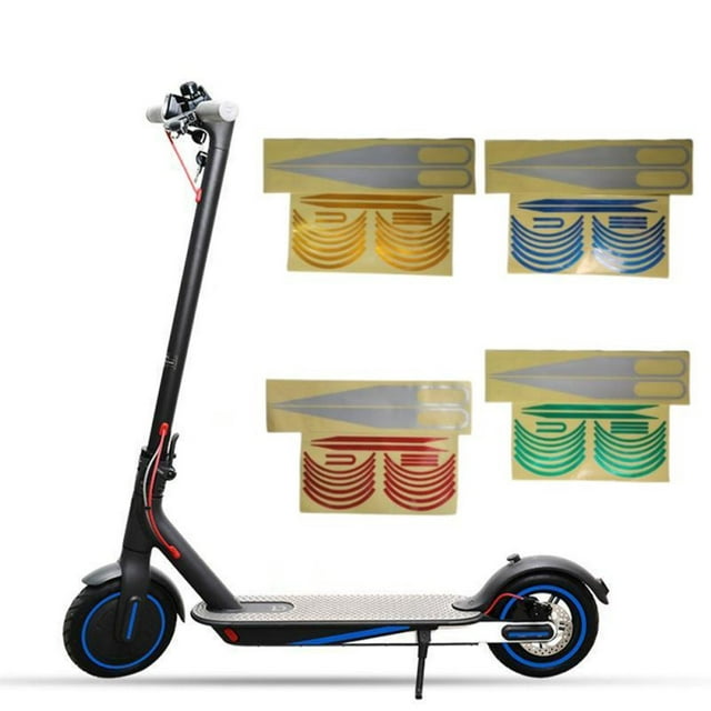Body Decorative Sticker Kit Removable replacement for Xiaomi M365/PRO/1S Waterproof Scooter Reflective Decal Replacement for M365/PRO/1S Blue