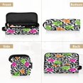 thumbnail image 4 of Hair Tools Storage with Heat Resistant Mat- Black and White Pattern Printed Curling Iron Travel Bag/Flat Iron Case for Women, 4 of 8