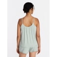 thumbnail image 4 of Joyspun Women’s Modal-Blend Ruffle Trim Cami and Shorts Sleepwear Set, 2-Piece, Sizes XS-3X, 4 of 6