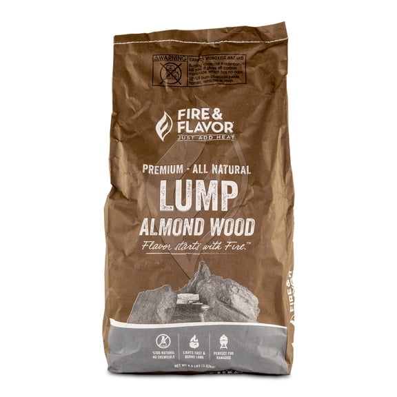 Almond Lump Charcoal (8lb bag)