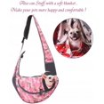 thumbnail image 2 of Arnés para perros, bolsa para colgar en la parte delantera, bolso para cachorros de gato, viaje de malla transpirable, adecuado para perros pequeños y medianos y bolsas de hombro para gatos, 2 of 5