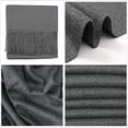 thumbnail image 4 of Women Scarf Pashmina Shawls and Wraps for Evening Dresses, Winter Fashion Soft Warm Long Large Scarves, Lightweight Silk Solid Colors Capes for Ladies Dark Grey, 4 of 7