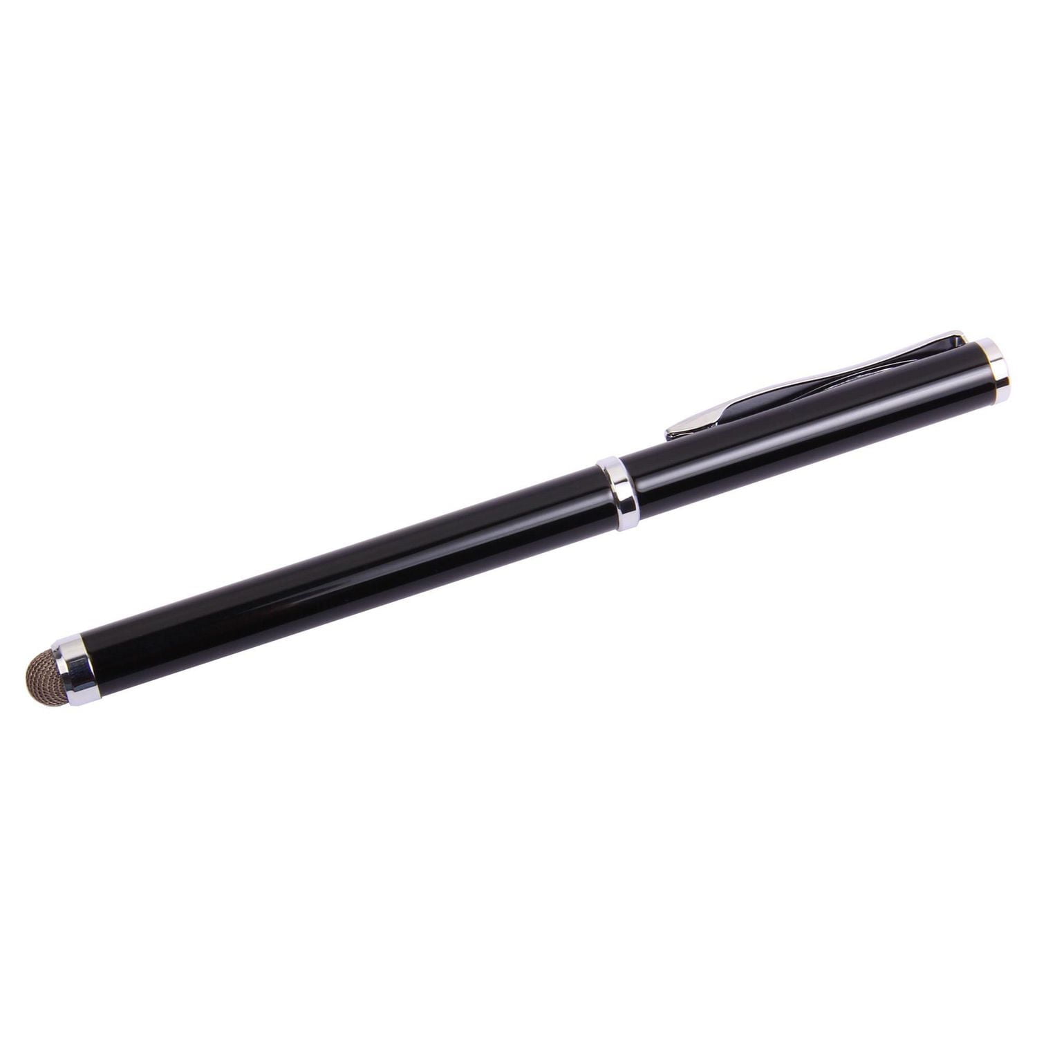 Onn. 2-in-1 Dual-Tipped Universal Stylus Touch Screen Pen-Black, Pen & Touchscreen Tips