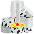 thumbnail image 1 of Cupcake Baking Cup with Lid 40 Pcs Aluminum Foil Tinfoil Mini Cake Containers 130ML Recyclable Heat Resistant Muffin Tins, 1 of 7