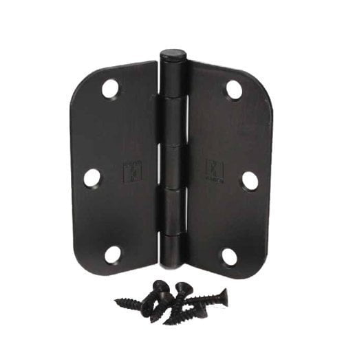 (Pack of 18) Hager 3 1/2 Inch Oil Rubbed Bronze Door Hinges with 5/8