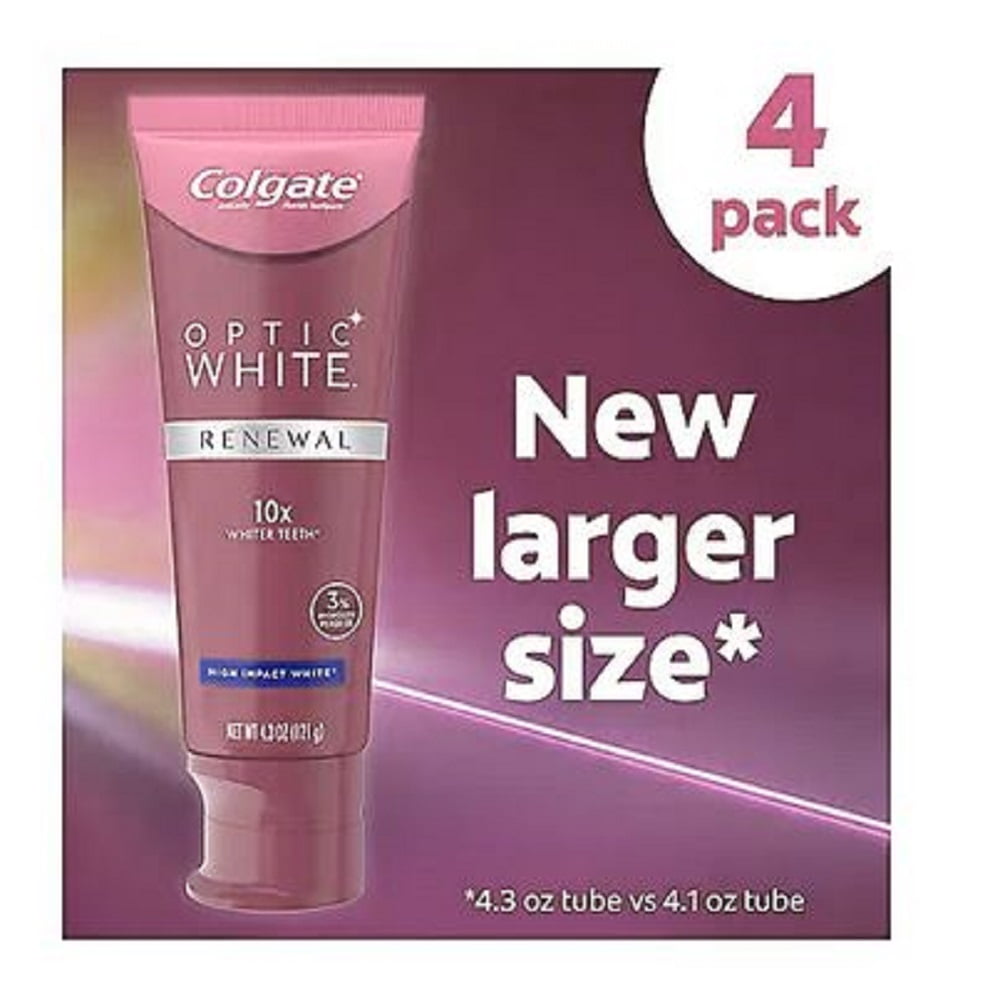 walmart colgate optic white renewal