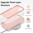 thumbnail image 3 of XUCP-for iPhone 14 Case Silicone,with [Full Camera Protection][Soft Anti-Scratch Microfiber Lining],Liquid Silicone Ultra Slim Shockproof Phone Case for Men Women Girls-Pink, 3 of 4