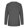 thumbnail image 5 of ZZwxWA Fall and Winter Sweatshirt for Womens Loose Fit Hoodless Cute Tops Slit Hem Blouse Long Sleeve Womens Hoodies Feather Print Casual Tops Crewneck Shirts Reduced Price, 5 of 5