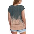 thumbnail image 4 of Staron Women Tops Clearance Short Sleeve Dressy Summer Basic Tees Tunic Tops Loose V Neck Tops, 4 of 7