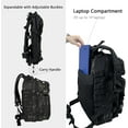thumbnail image 4 of WOLT | 50L Camping Backpack--Large Multifunction Outdoor Molle Bag Backpacks Camoblack, 4 of 7