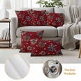 thumbnail image 6 of 4th of July Pillow Covers 2 Pack USA Flag Sunflower Pillowcase Waterproof Outdoor Throw Pillow Cover for Patio Balcony Rectangular Cushion 20”x12”, 6 of 9