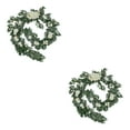 thumbnail image 2 of mmirethe Durable Artificial Flower Table Runner - Good Texture Exquisite Crafted Decoration Wedding White 2Set, 2 of 6