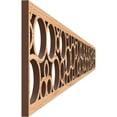thumbnail image 3 of Ekena Millwork 46 3/8"W x 4"H x 1/4"T Hemingway Fretwork Moulding, Hickory, 3 of 13