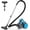 Blue, variant on Canister Vacuum Cleaner, TINKLE WELL Bagless Powerful Vacuum with HEPA Filter, Large Dust Cup for Home Floors & Carpet, Blue