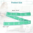 thumbnail image 4 of Unique Bargains Yoga Stretching Band Yoga Stretch Strap with 8 Loops Elastic Exercise Band Expandable Strap Green, 4 of 7