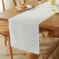 thumbnail image 2 of Lace White Table Runner Vintage Hollow Long Table Runners Doilies Dresser Scarf Placemat for Tea Party Dining Table Centerpiece Decor Wedding Party Decorations, 2 of 4