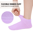 thumbnail image 4 of Womens Grip Socks, LOFIR 5 Pairs Breathable Non Slip Ankle Grippy Socks with Gripper for Pregnant Elderly Seniors Women Hospital Recovery and Home Use, 4 of 7