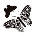 thumbnail image 1 of Jindong Butterfly Painting Template for Card Making Symmetry Hollow Butterflybutterfly Painting Template Embossing Template for Scrapbooking DIY Craft, 1 of 9