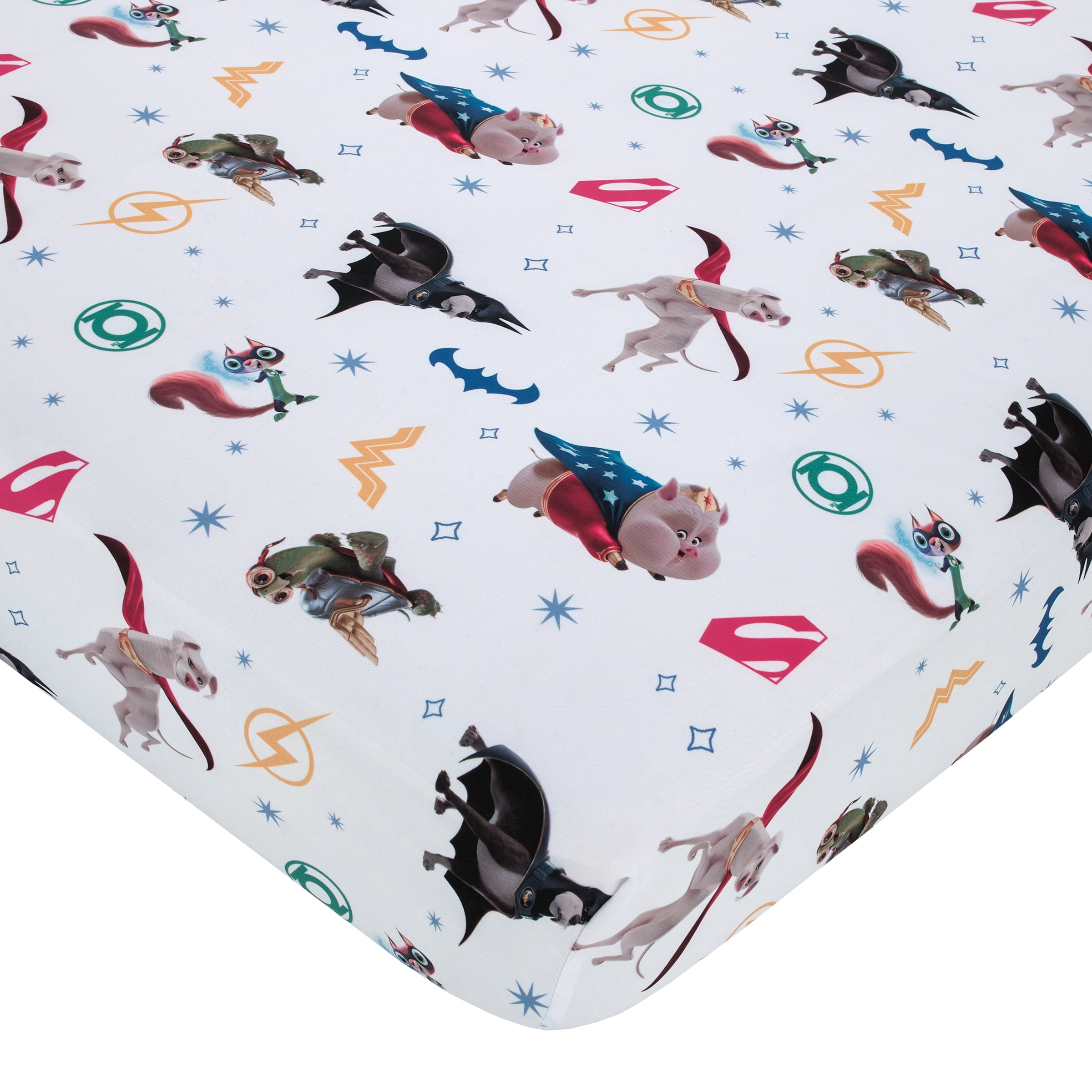 Warner Bros. DC Super Pets Krypto 4-Piece Toddler Bedding Set, Toddler Bed