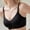 Black, variant on Four-Leaf Clover Breathable Ribbed Push Up Bra – Wireless Seamless Invisible Bralette, Smooth Comfort Lift Everyday Underwear for Women