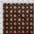 thumbnail image 3 of oneOone Polyester Spandex Black Fabric Valentine Heart Diy Clothing Quilting Fabric Print Fabric By Yard 56 Inch Wide, 3 of 4