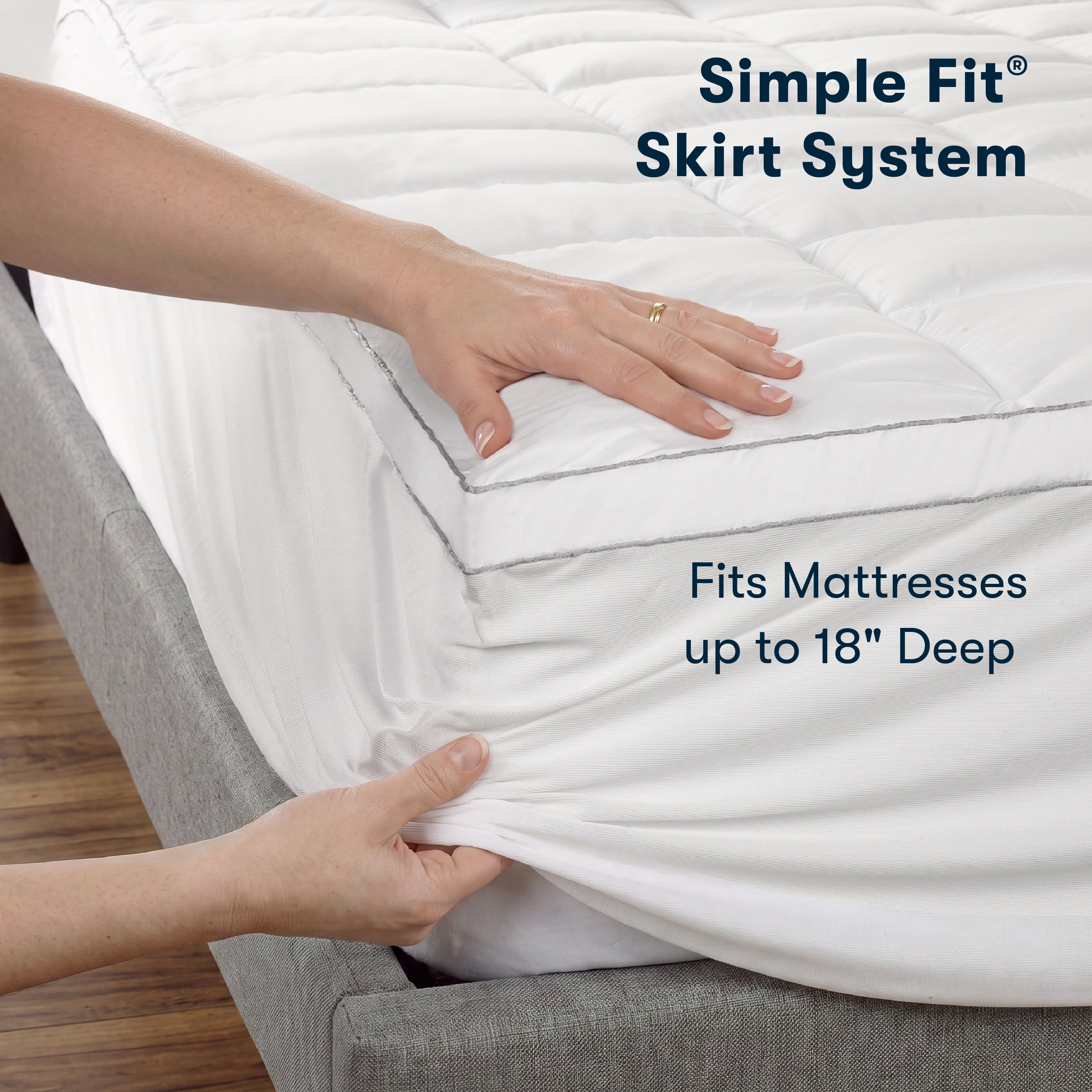 Sertapedic Endless Loft Plush Comfort Mattress Pad, Queen
