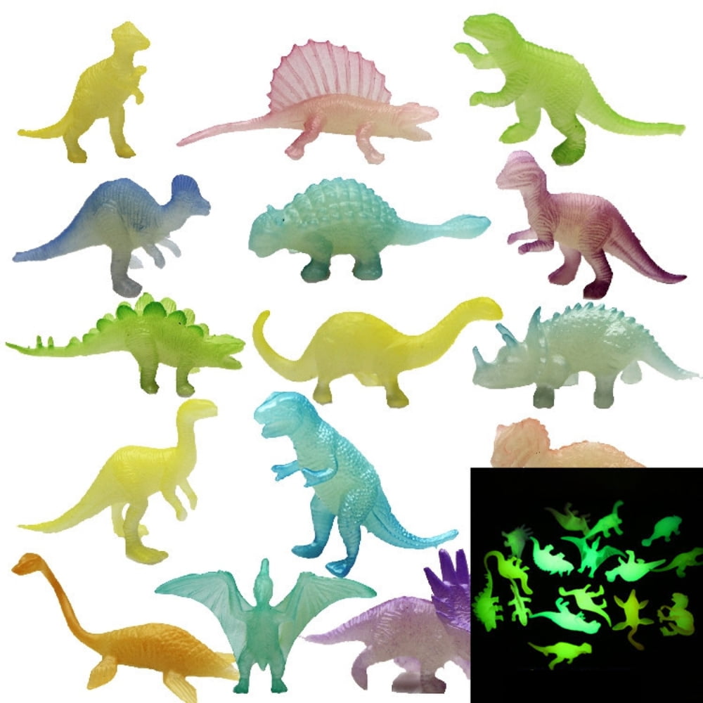 Buy Glow in Dark Mini Dinosaurs Toys,Dinosaurs Toys Set, Luminous