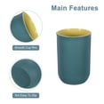thumbnail image 3 of Uxcell 4Pack Drinking Cups, Unbreakable Bathroom Cup Toothbrush Holder, Dark Blue, 3 of 6