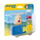 thumbnail image 1 of Trabajador con Carretilla Playmobil 1.2.3, 1 of 3