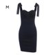thumbnail image 1 of Mini vestido de verano plisado con cordones vestido de tirantes sin espalda ropa sexy, negro, m Jumpingount AP001275-05B, 1 of 7