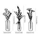 thumbnail image 2 of Vase Mirror Stickers Interior Decoration Three-dimensional Wall Stickers For Living Room Kitchen Self-stickers, 2 of 6