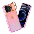 thumbnail image 2 of Funda Case Carcasa Tornasol Color Rosa Con Soporte Premium Para iPhone 11 Compatible Con Magsafe, 2 of 7