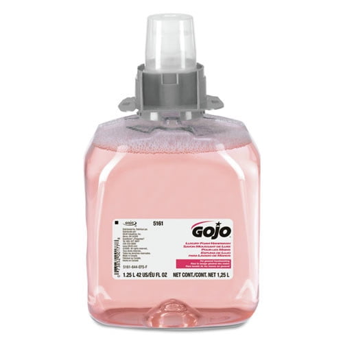 GOJO Industries 5161-04 1250 ml Pump Cranberry FMX-12 Luxury Foam Hand Wash