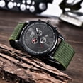 thumbnail image 4 of Reloj de cuarzo para hombre, relojes para hombre para exteriores, fecha, acero inoxidable, militar, deportivo, analógico, de cuarzo, reloj de pulsera para hombre., 4 of 5