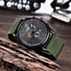 thumbnail image 4 of Reloj de cuarzo para hombre, relojes para hombre para exteriores, fecha, acero inoxidable, militar, deportivo, analógico, de cuarzo, reloj de pulsera para hombre., 4 of 5