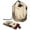 Multicolor 3, variant on PhooArto Large Barrel Drawstring Makeup Bag, White Flower Floral Travel Cosmetic Bag Portable Make Up Organizer Bag