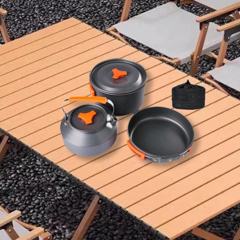 Queta Multi-PCS Kit de Cuisine de Camping, 1-2 Personnes Kit de Queta Multi-PCS Kit de Cuisine de Camping, 1-2 Personnes Kit de