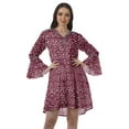 thumbnail image 1 of Moomaya Flounce Sleeve Dresses For Women Embroidered Summer Dresses Women, 1 of 6