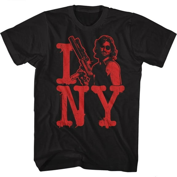 Escape From New York I Snake NY Black Adult T-Shirt
