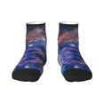 thumbnail image 7 of Breathable Athletic Socks Nebula Cushioned Quarter Socks for Men Women, 7 of 7