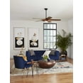 thumbnail image 6 of Vernal Collection 60" Five-Blade Matte Black LED Wifi Transitional Indoor/Outdoor Smart DC Ceiling Fan, 6 of 8