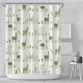 thumbnail image 1 of PANDACO Alpaca Shower Curtain (72" x 72"), 1 of 4
