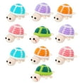 thumbnail image 3 of Funny Crochet Sea Turtle, 5 Pack Handmade Emotional Support Turtle Knitting Doll Gift With Detachable Keychain, 3 of 9
