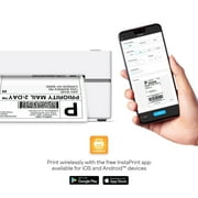 الابتكارات الأساسية بلوتوث الحرارية 4 x6 حزمة طابعة تسمية الشحن للحزم والأعمال التجارية الصغيرة - متوافق مع Android وiOS وWindows