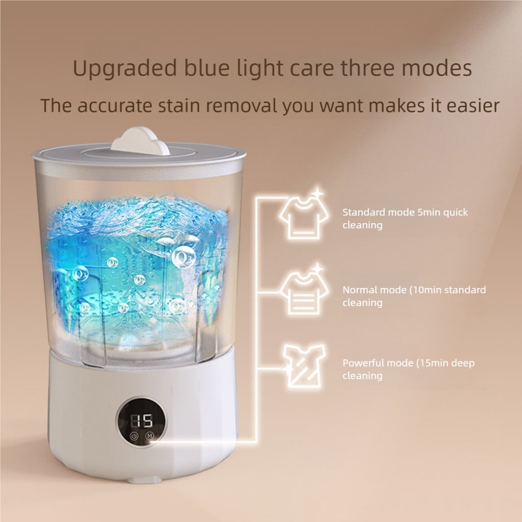 Small Laundry Washer Efficient Washer Underwear Washer Efficient Washing Machine Small Washer for Home and Travel Use