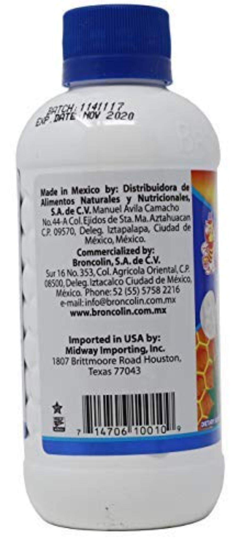 U S H Reg Size 11 4z Broncolin Honey Syrup Is A Nutritional Proprietary Blend Of Honey And Natural Plant Extract By Broncolin Walmart Com Walmart Com