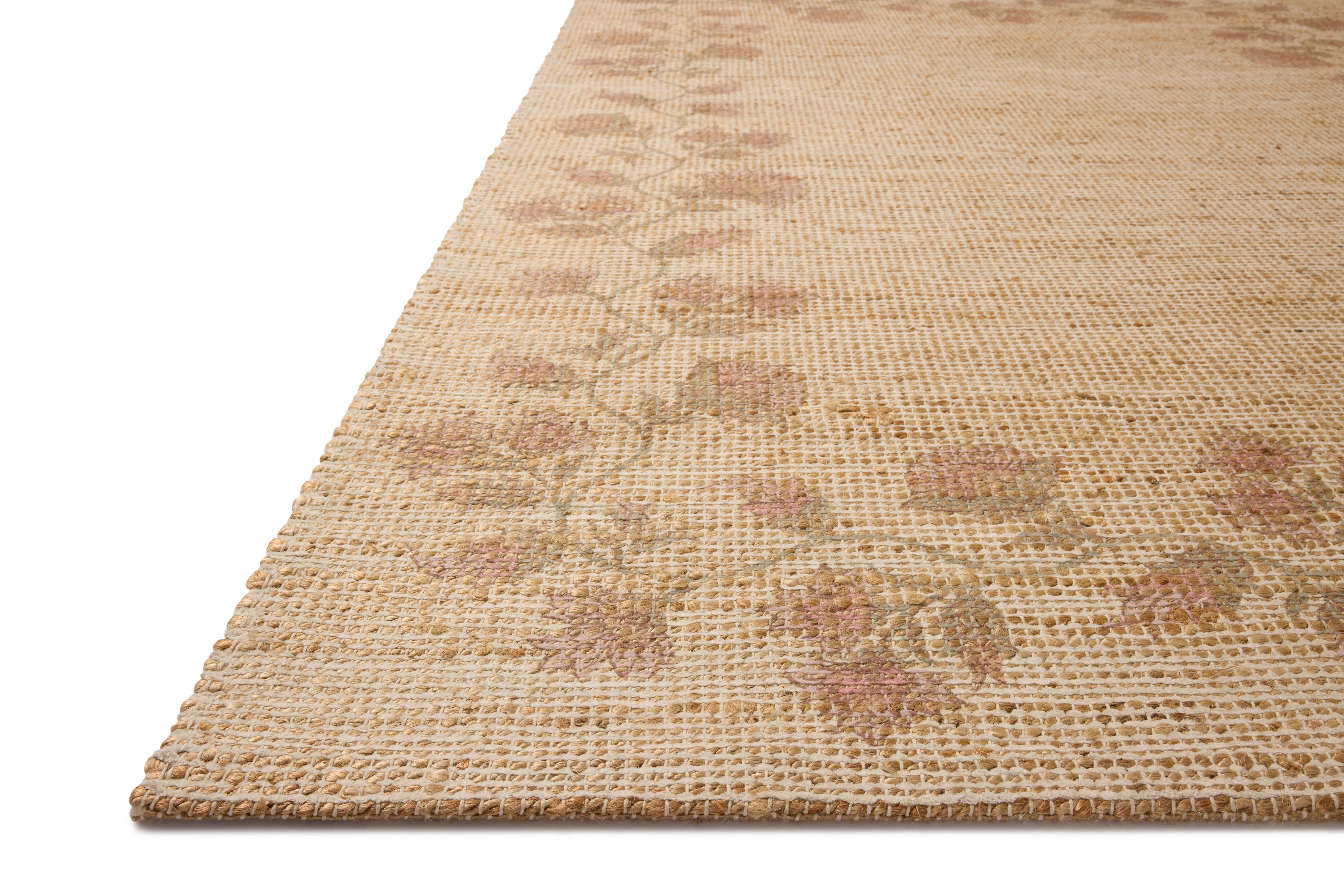 Chris Loves Julia x Loloi Rue Natural / Multi 2'-3" x 3'-9" Accent Rug