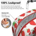 thumbnail image 5 of Lunch Bag Lunch Box for Women Reusable Insulated Lunch Bags,Water-Resistant Paint Strawberry Cooler Lunch Tote Bag, Large Capacity for Work Travel Picnic, 5 of 6