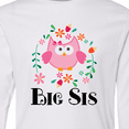 thumbnail image 4 of Inktastic Big Sis Girls Sister Announcement Long Sleeve Youth T-Shirt, 4 of 5