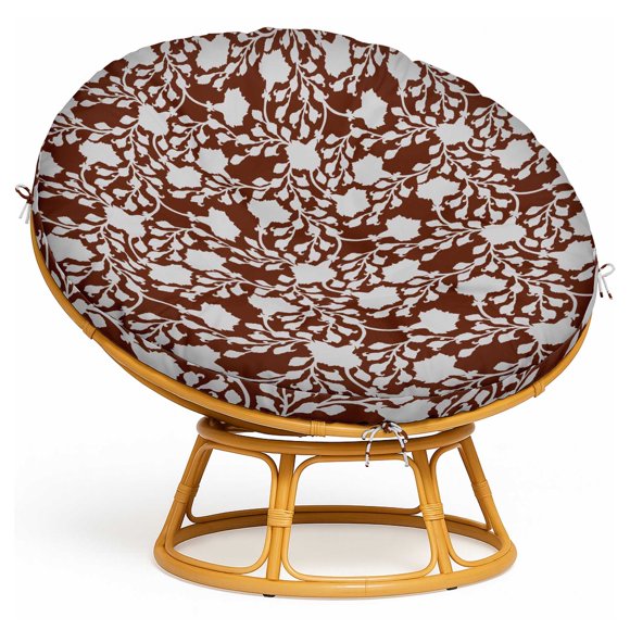 Replacement Papasan Cushion Cover 55 Inch - Waterproof, Tear-Resistant & Stylish - Fits Large Papasan Chair - Floral Pattern